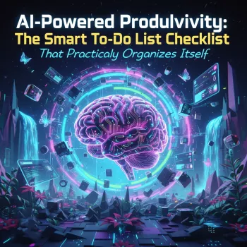 AI Smart To-Do Checklist: Plan Faster, Do Less